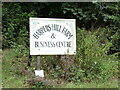 TL9634 : Harpers Hill Farm & Business Centre sign by Geographer