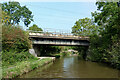 Railway bridge over the canal near Congleton, Cheshire