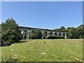 Chirk canal and railway bridges