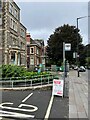 Bus stop on Woodland Road