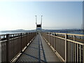 NO4229 : National Cycle Route 1 in the centre of the Tay Road Bridge by JThomas