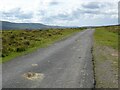 View to the distant Brecon Beacons