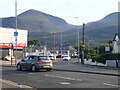 Looking across the northern end of Railway Street into Shimna Road