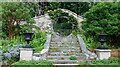 NJ5429 : Elegant circular gateway at Leith Hall walled garden by Gordon Brown