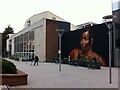 SP3379 : Belgrade Theatre, Coventry, with mural of Ira Aldridge by A J Paxton