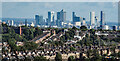 TQ3780 : Canary Wharf : view from Alexandra Palace by Jim Osley
