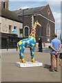 Worcester Stands Tall - Arthur the Giraffe in Banana Pyjamas