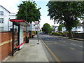 Bus stop at Brondesbury Park Station