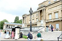 TQ2879 : View of Buckingham Palace from the path circling the lawn #3 by Robert Lamb