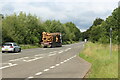 Timber on A465 heading to sawmill