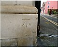 SZ0190 : Benchmark on former bank at High Street / Hill Street junction by Phil Richards