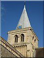 TQ7468 : The spire of Rochester Cathedral by Philip Halling