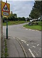 Warning sign - School, Nympsfield, Gloucestershire