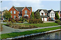 Canalside houses north-west of Stone, Staffordshire