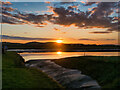 NX9968 : Glencaple Sunset by David Dixon