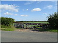 Blocked field entrance off National Cycle Route 41