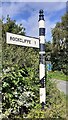 Cumberland County Council signpost east of Rockcliffe