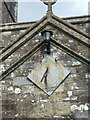 Sundial on porch of Parkham church