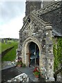 The porch of Parkham church