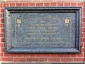 Plaque on Broad Street Library, Foleshill, Coventry