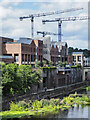 Modern buildings overlooking River Wear