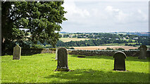 NZ1230 : East side of graveyard at St. James Church by Trevor Littlewood