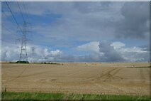 SE4735 : Pylons and farmland by DS Pugh