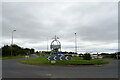 SO5947 : Roundabout on the A465, Burley Gate by JThomas