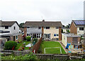 Semi detached houses on Hafod Road, Ponthir