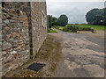 Lane past a renovated farm