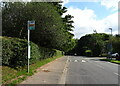 Bus stop on Hampton Dene Road, Hereford