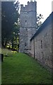SO4300 : St Jerome's church tower, Llangwm Uchaf, Monmouthshire by Jaggery