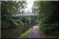 Stratford-upon-Avon Canal at Dickens Heath Bridge, bridge #13