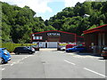 Carpet and furniture warehouse near Ledbury Railway Station