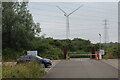 Car park exit, RSPB Visitor Centre