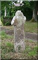 SX4699 : Old Wayside Cross in St Alban's churchyard, Beaworthy by A Rosevear