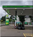 ST3091 : July 31st 2021 BP fuel prices, Malpas, Newport by Jaggery