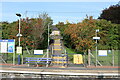 Exit from Platform 2 at Sanquhar Station