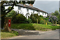 Houses and postbox at Normanton