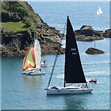 SX1251 : Yachts in Fowey Harbour - view to the SSE by Ian Cunliffe