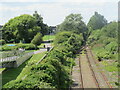 Disused railway tracks, Hamworthy, near Poole