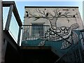 Turtle tree mural, Fargo Village