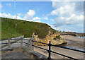 A terrace overlooking Cullercoats Harbour