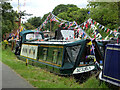 Narrowboats at Perdiswell