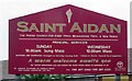 St Aidan New Parks sign