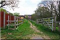 Footpath running behind houses in Puxton Drive, Kidderminster