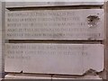 TQ2679 : War Damage & Inscription, Victoria & Albert Museum by A J Paxton