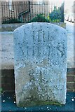 TQ1768 : Old Milestone, Surbiton Road; near junction with Portsmouth Road by Lionel Joseph