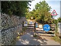 Barrier Chicane on Strawberry Line NCN26 in Sandford