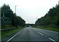 A595 nears Cockermouth roundabout